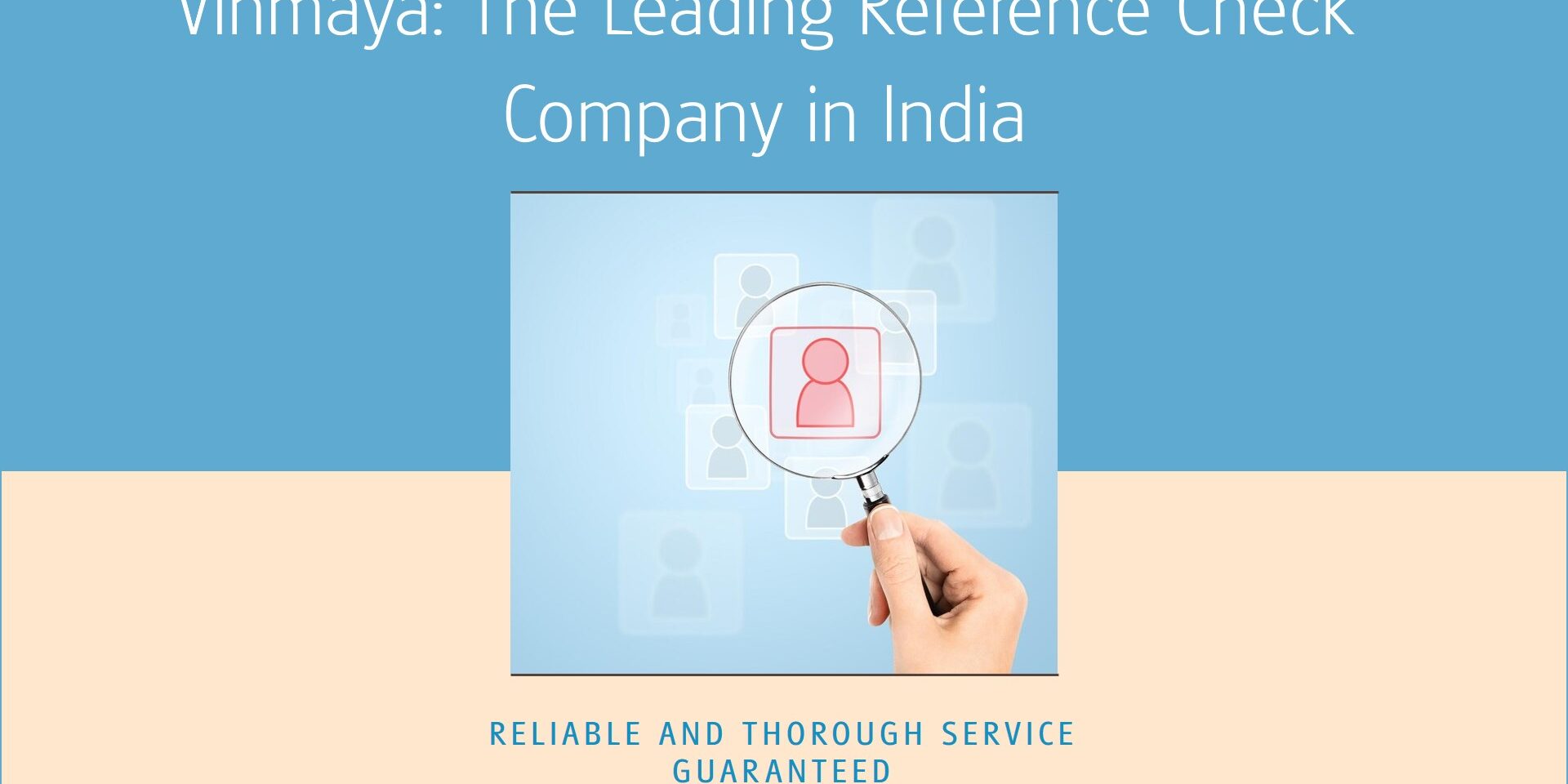 Best Reference check company in India.